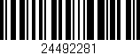 Código de barras (EAN, GTIN, SKU, ISBN): '24492281'