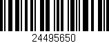 Código de barras (EAN, GTIN, SKU, ISBN): '24495650'