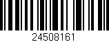 Código de barras (EAN, GTIN, SKU, ISBN): '24508161'