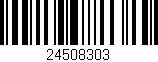 Código de barras (EAN, GTIN, SKU, ISBN): '24508303'