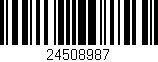 Código de barras (EAN, GTIN, SKU, ISBN): '24508987'