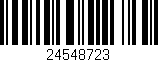 Código de barras (EAN, GTIN, SKU, ISBN): '24548723'
