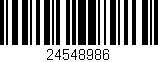 Código de barras (EAN, GTIN, SKU, ISBN): '24548986'