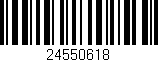 Código de barras (EAN, GTIN, SKU, ISBN): '24550618'