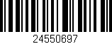 Código de barras (EAN, GTIN, SKU, ISBN): '24550697'