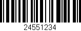 Código de barras (EAN, GTIN, SKU, ISBN): '24551234'