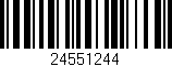 Código de barras (EAN, GTIN, SKU, ISBN): '24551244'