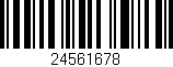Código de barras (EAN, GTIN, SKU, ISBN): '24561678'