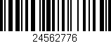 Código de barras (EAN, GTIN, SKU, ISBN): '24562776'