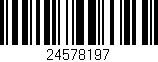 Código de barras (EAN, GTIN, SKU, ISBN): '24578197'