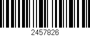 Código de barras (EAN, GTIN, SKU, ISBN): '2457826'