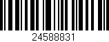 Código de barras (EAN, GTIN, SKU, ISBN): '24588831'