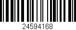 Código de barras (EAN, GTIN, SKU, ISBN): '24594168'