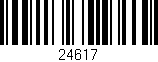 Código de barras (EAN, GTIN, SKU, ISBN): '24617'