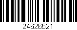Código de barras (EAN, GTIN, SKU, ISBN): '24626521'