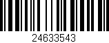 Código de barras (EAN, GTIN, SKU, ISBN): '24633543'
