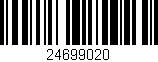 Código de barras (EAN, GTIN, SKU, ISBN): '24699020'