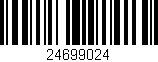 Código de barras (EAN, GTIN, SKU, ISBN): '24699024'
