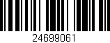 Código de barras (EAN, GTIN, SKU, ISBN): '24699061'