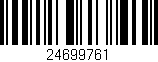 Código de barras (EAN, GTIN, SKU, ISBN): '24699761'