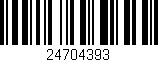 Código de barras (EAN, GTIN, SKU, ISBN): '24704393'