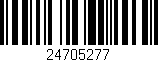 Código de barras (EAN, GTIN, SKU, ISBN): '24705277'