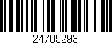 Código de barras (EAN, GTIN, SKU, ISBN): '24705293'