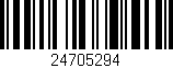 Código de barras (EAN, GTIN, SKU, ISBN): '24705294'