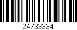 Código de barras (EAN, GTIN, SKU, ISBN): '24733334'