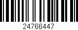 Código de barras (EAN, GTIN, SKU, ISBN): '24766447'