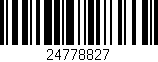 Código de barras (EAN, GTIN, SKU, ISBN): '24778827'