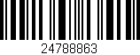 Código de barras (EAN, GTIN, SKU, ISBN): '24788863'