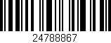 Código de barras (EAN, GTIN, SKU, ISBN): '24788867'