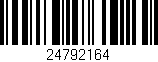 Código de barras (EAN, GTIN, SKU, ISBN): '24792164'