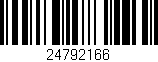 Código de barras (EAN, GTIN, SKU, ISBN): '24792166'
