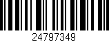 Código de barras (EAN, GTIN, SKU, ISBN): '24797349'