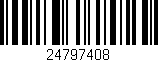 Código de barras (EAN, GTIN, SKU, ISBN): '24797408'