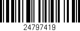 Código de barras (EAN, GTIN, SKU, ISBN): '24797419'