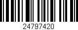 Código de barras (EAN, GTIN, SKU, ISBN): '24797420'