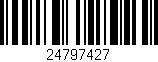 Código de barras (EAN, GTIN, SKU, ISBN): '24797427'