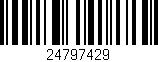 Código de barras (EAN, GTIN, SKU, ISBN): '24797429'