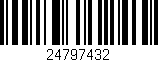 Código de barras (EAN, GTIN, SKU, ISBN): '24797432'
