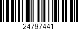 Código de barras (EAN, GTIN, SKU, ISBN): '24797441'