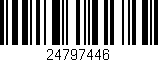 Código de barras (EAN, GTIN, SKU, ISBN): '24797446'