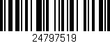Código de barras (EAN, GTIN, SKU, ISBN): '24797519'