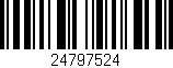 Código de barras (EAN, GTIN, SKU, ISBN): '24797524'