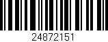 Código de barras (EAN, GTIN, SKU, ISBN): '24872151'