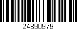 Código de barras (EAN, GTIN, SKU, ISBN): '24890979'
