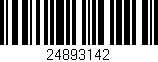 Código de barras (EAN, GTIN, SKU, ISBN): '24893142'