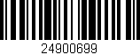 Código de barras (EAN, GTIN, SKU, ISBN): '24900699'